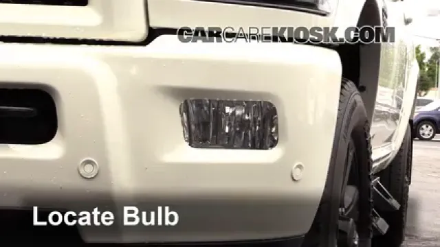 2016 Ram 3500 Laramie 6.4L V8 Crew Cab Pickup (4 Door) Luces Luz de niebla (reemplazar foco)